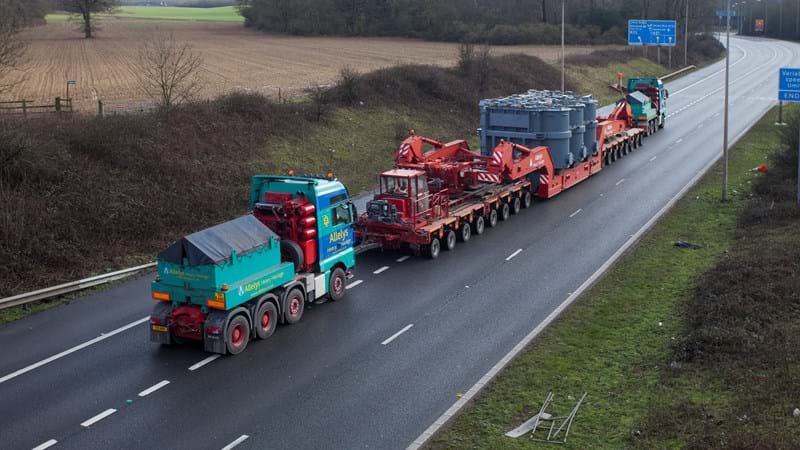 Abnormal load movement on M20 and A20 – 3 June 2023