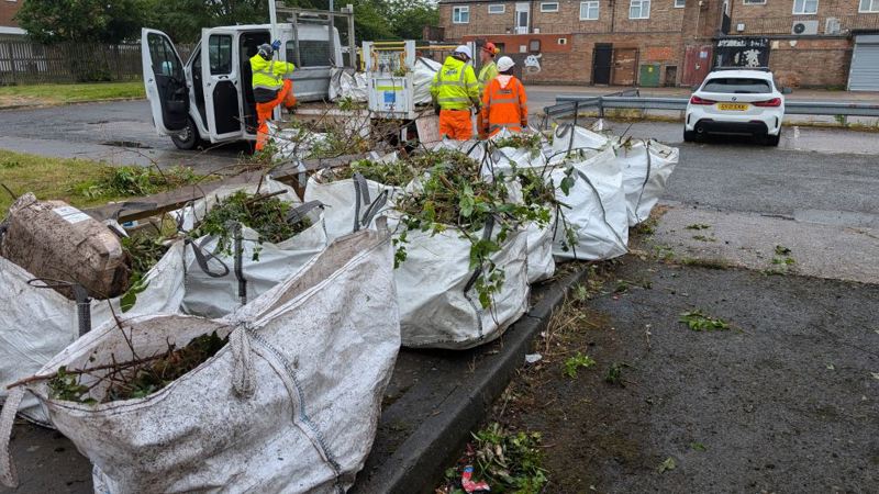 Supporting Birmingham community with rubbish clearance and gardening