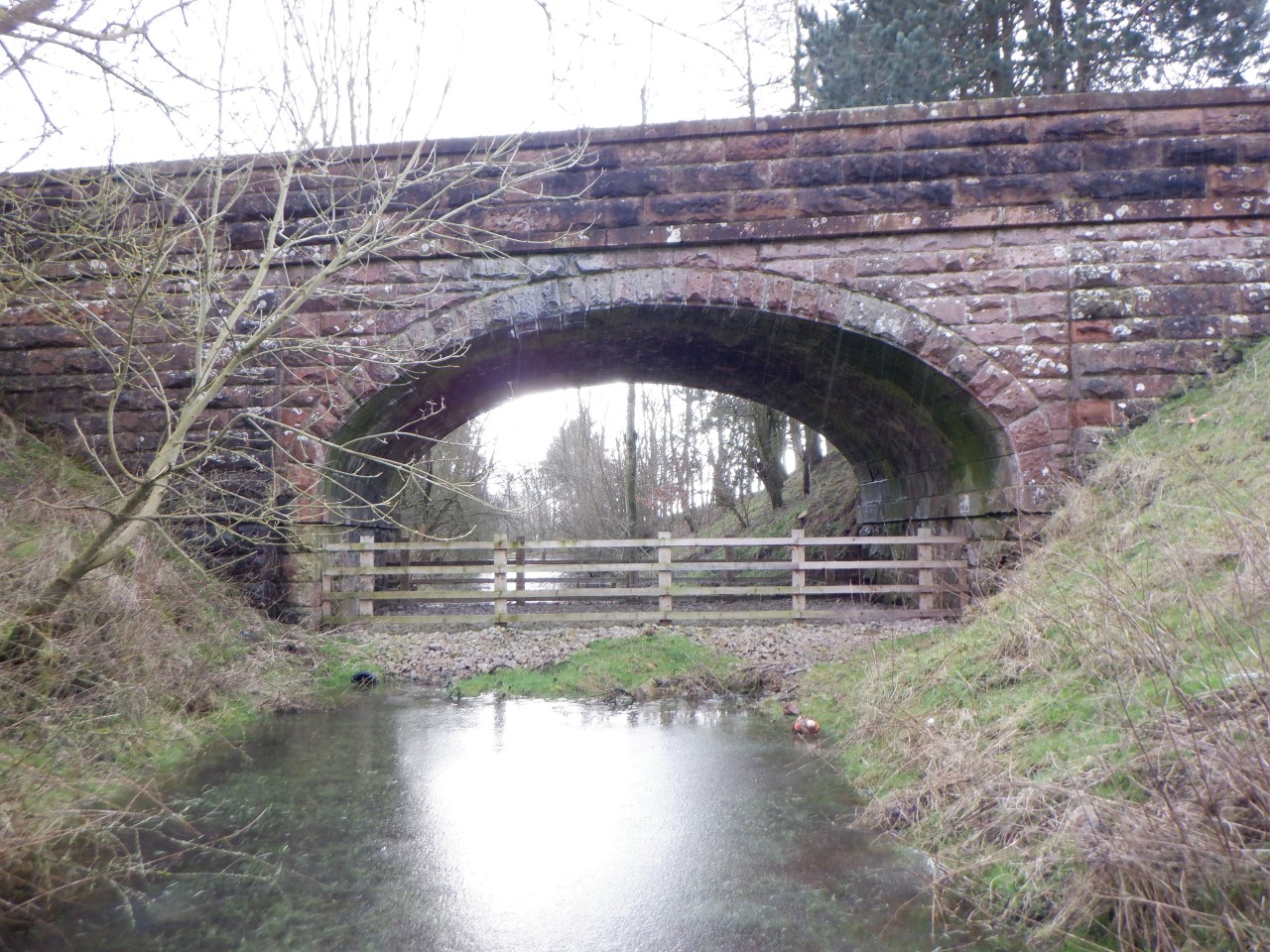 Photo of bridge in January 2021 prior to our infill works