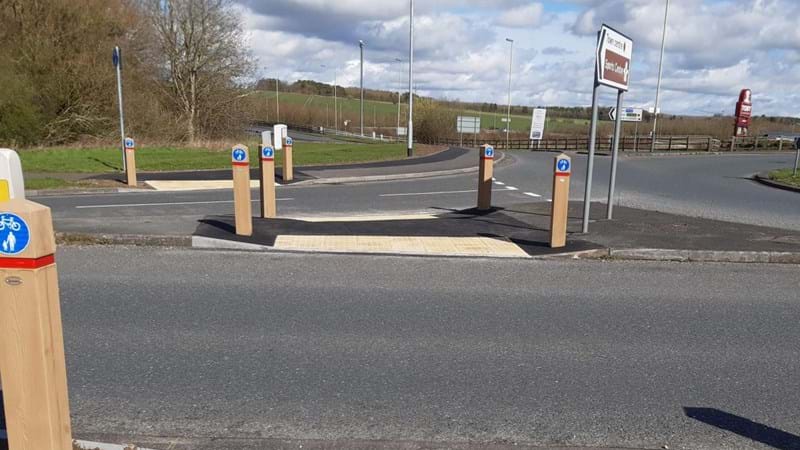 New safety improvements for Amesbury shared footway