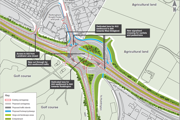 Griffiths Farrans Joint Venture appointed to deliver final stages of A52 improvements