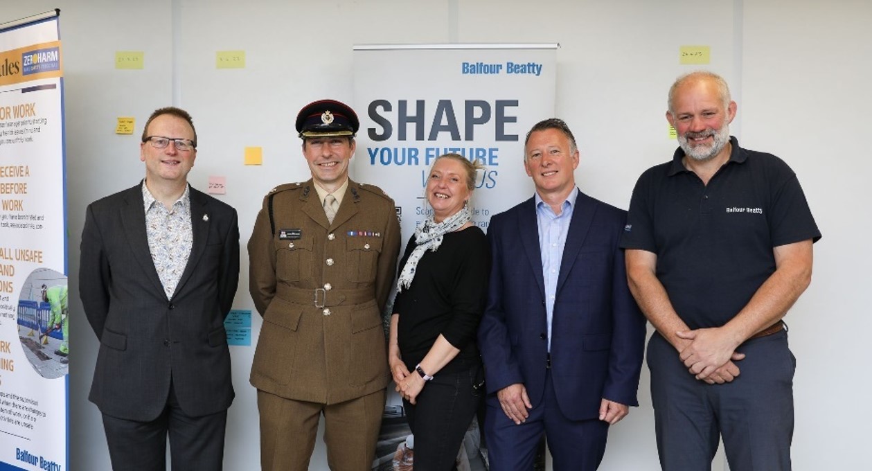 Attendees at military recruitment event