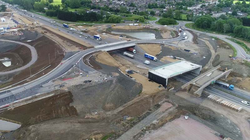Demolition of bridge on Britain’s biggest roads project finishes 24 hours early