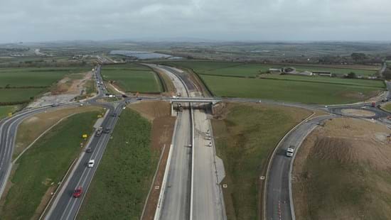 New footage captures progress on major A30 upgrade in Cornwall
