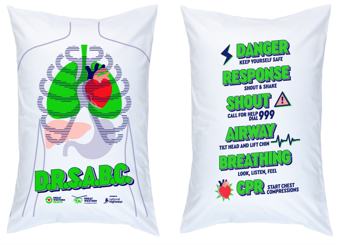 Junior Hearts pillowcase