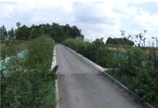 Example of a wildlife bridge which animals can cross roads safely