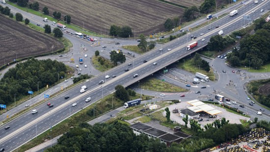 Overnight maintenance for busy Haydock Island and M6 at Orrell