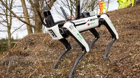 National Highways trials a ‘Spot’ of innovation with robotic dog surveys in South West