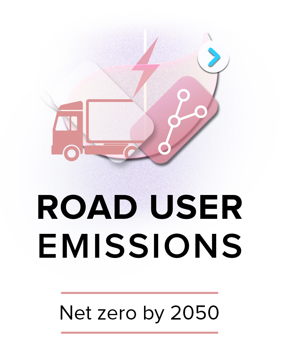Road user emissions icon