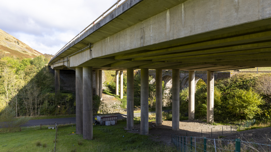 Borrowbeck crosses the local access to Fairmile road and Borrowbeck watercourse close to the West Coast Main Line.