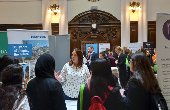 Project Manager attending Women in Manufacturing and Engineering public event