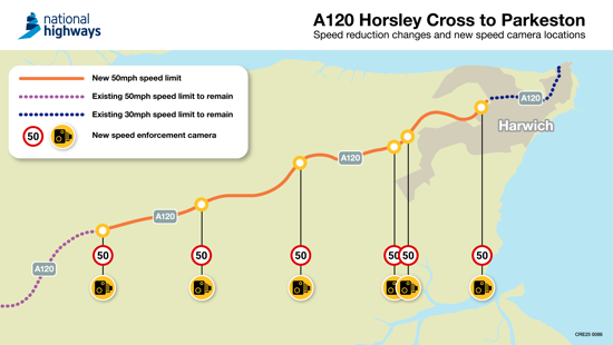 Safety boost for major A road through Essex