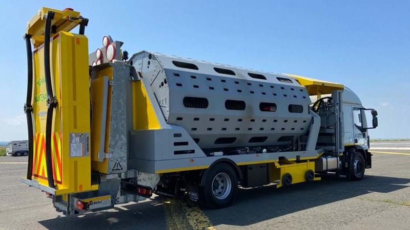 second automated cone laying vehicle unveiled