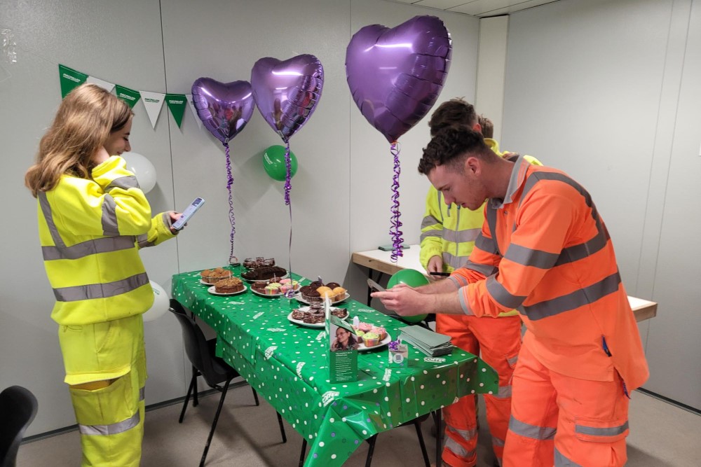 Cake sale supporting the Macmillan coffee morning