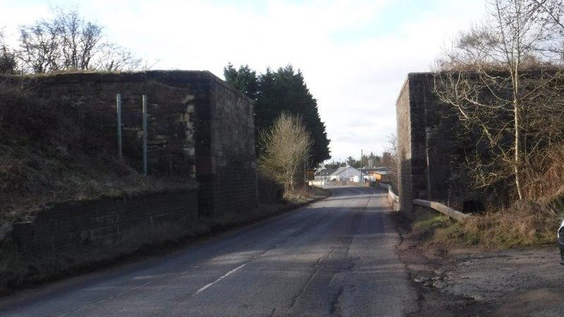 B778 abutments, north east of Kilwinning