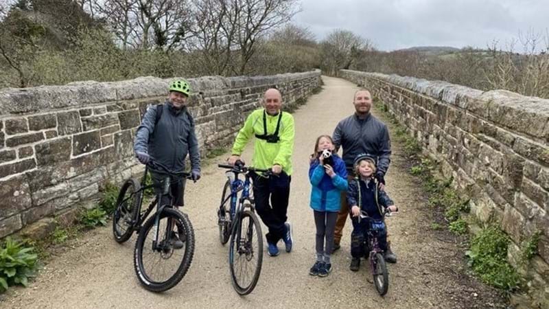 Cyclists enjoy new Cornwall trail