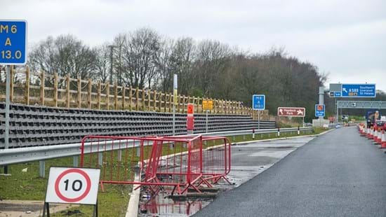 Traffic bulletin: Latest dates for M6 Warrington to Wigan resurfacing