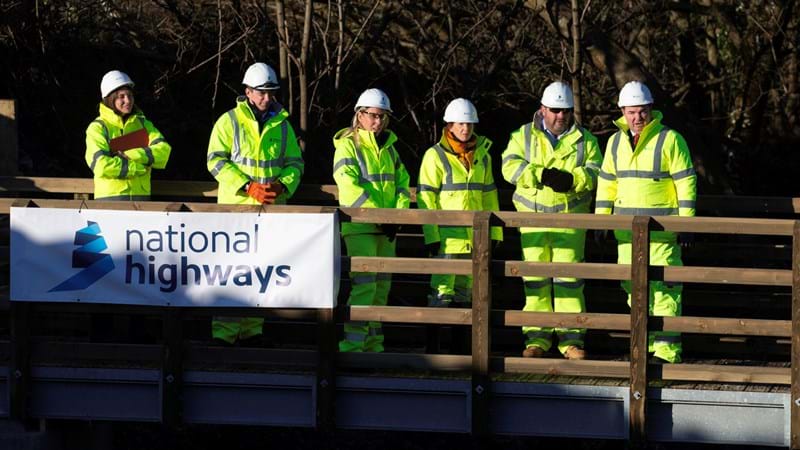 £21 million of crucial A595 improvements almost complete as new Roads Minister visits scheme