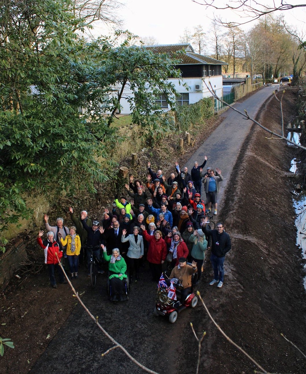 Shepton Mallet active travel opening ceremony Friday 10 March 2023