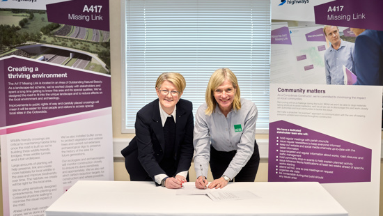 National Highways and Natural England sign landmark agreement to strengthen environmental impact