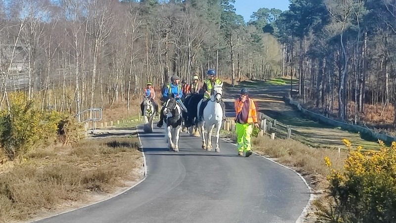 Pedestrians, cyclists and horse riders