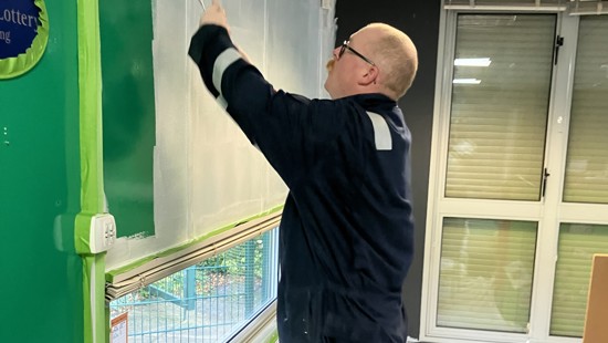 Community centre gets a makeover thanks to A52 road scheme