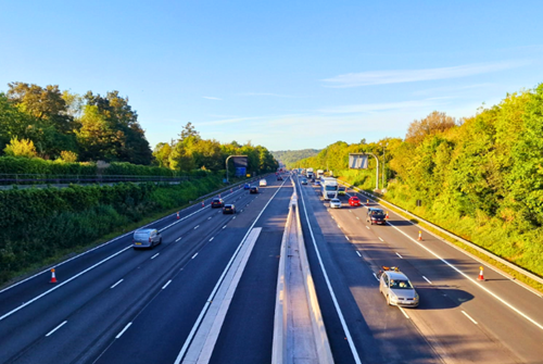 M3 junction 9 to 14 concrete barrier upgrade - scheme now complete - September 2023