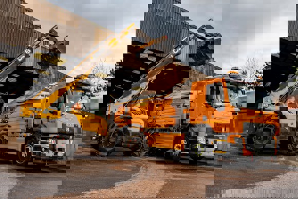 one of our 530-strong gritter fleet