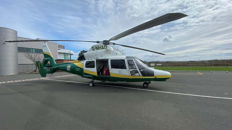 Great North Air Ambulance Donations - from National Highways and partners