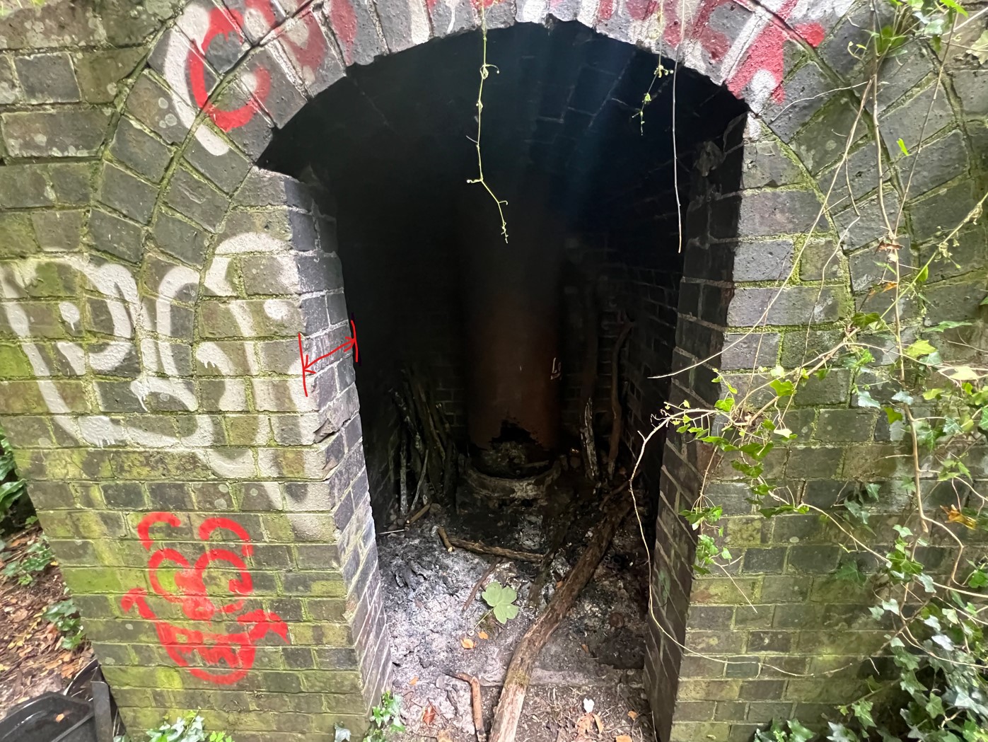 The fogging hut was in needs of works to make it a safe place for bats