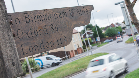 National Highways team on point with repairs to historic fingerpost