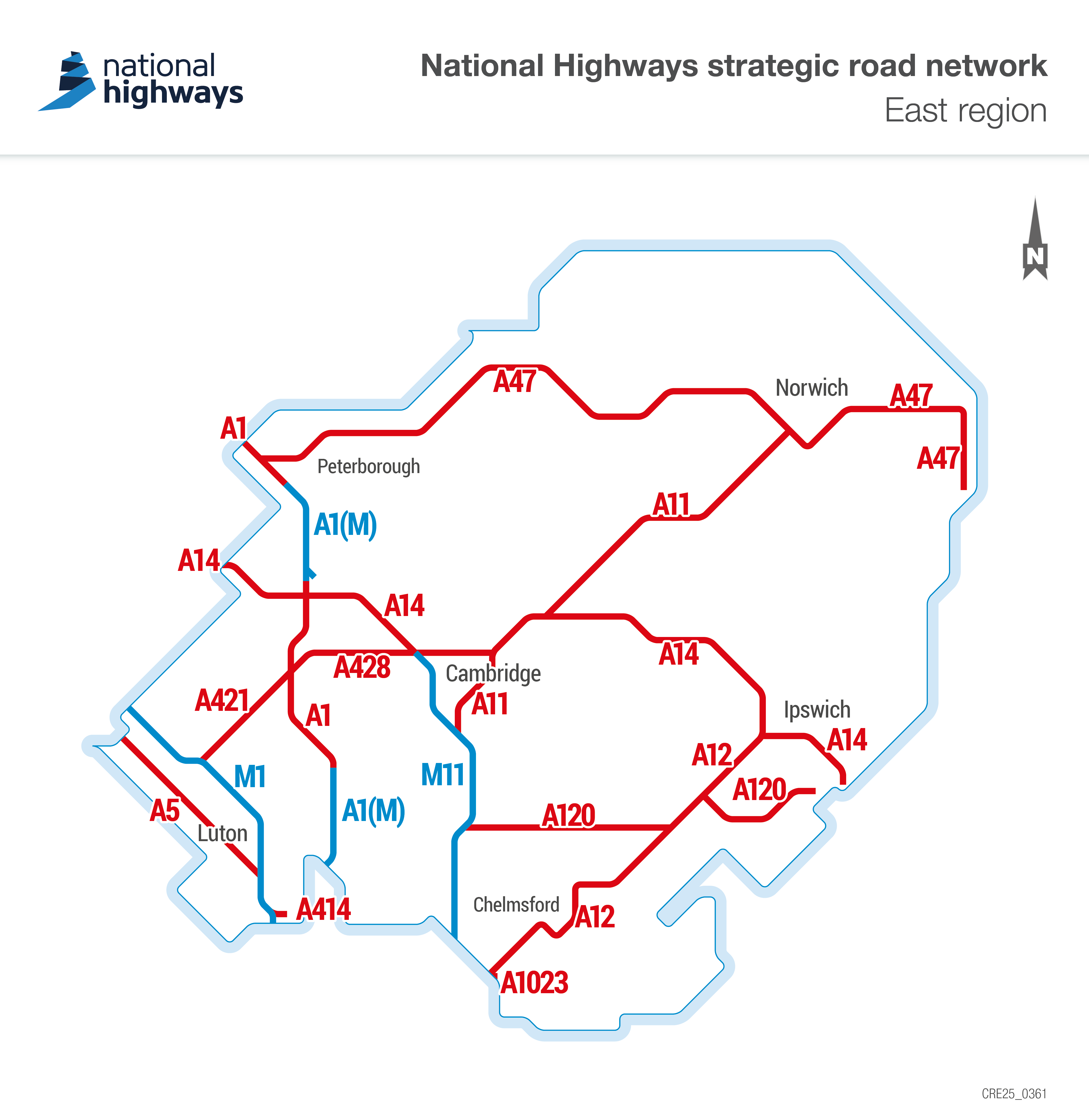 East region map