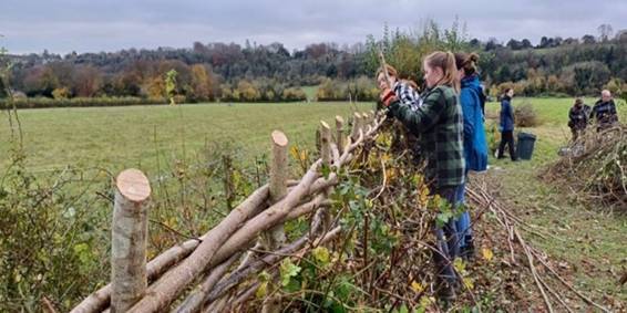 A group of people standing next to a fence

AI-generated content may be incorrect.