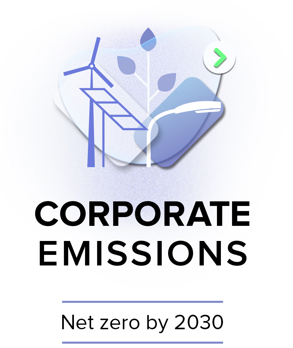 Corporate emissions icon