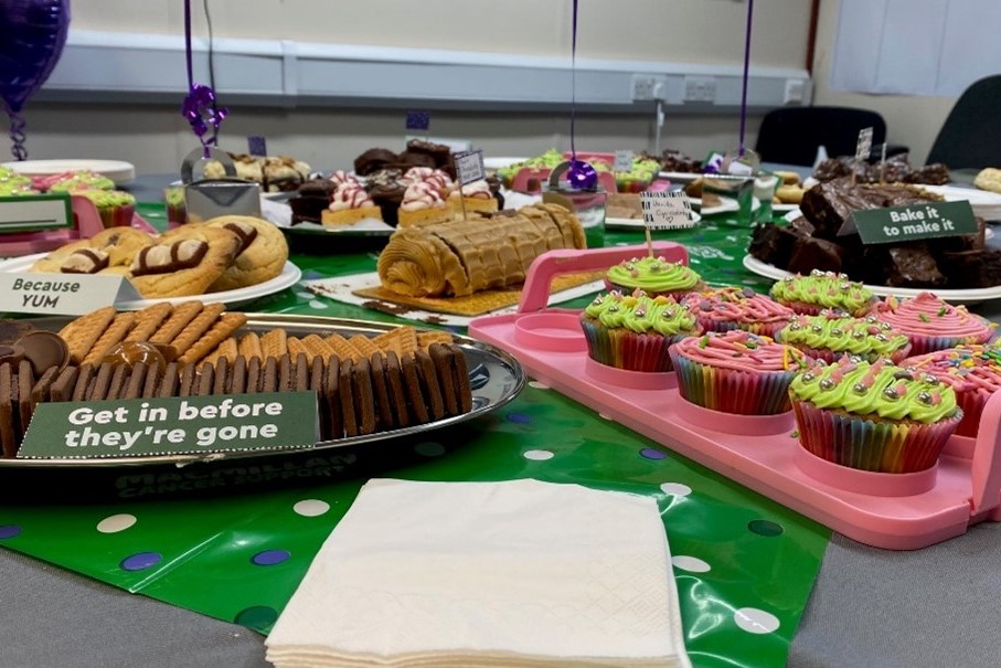 Cakes on sale to support Macmillan Cancer Support