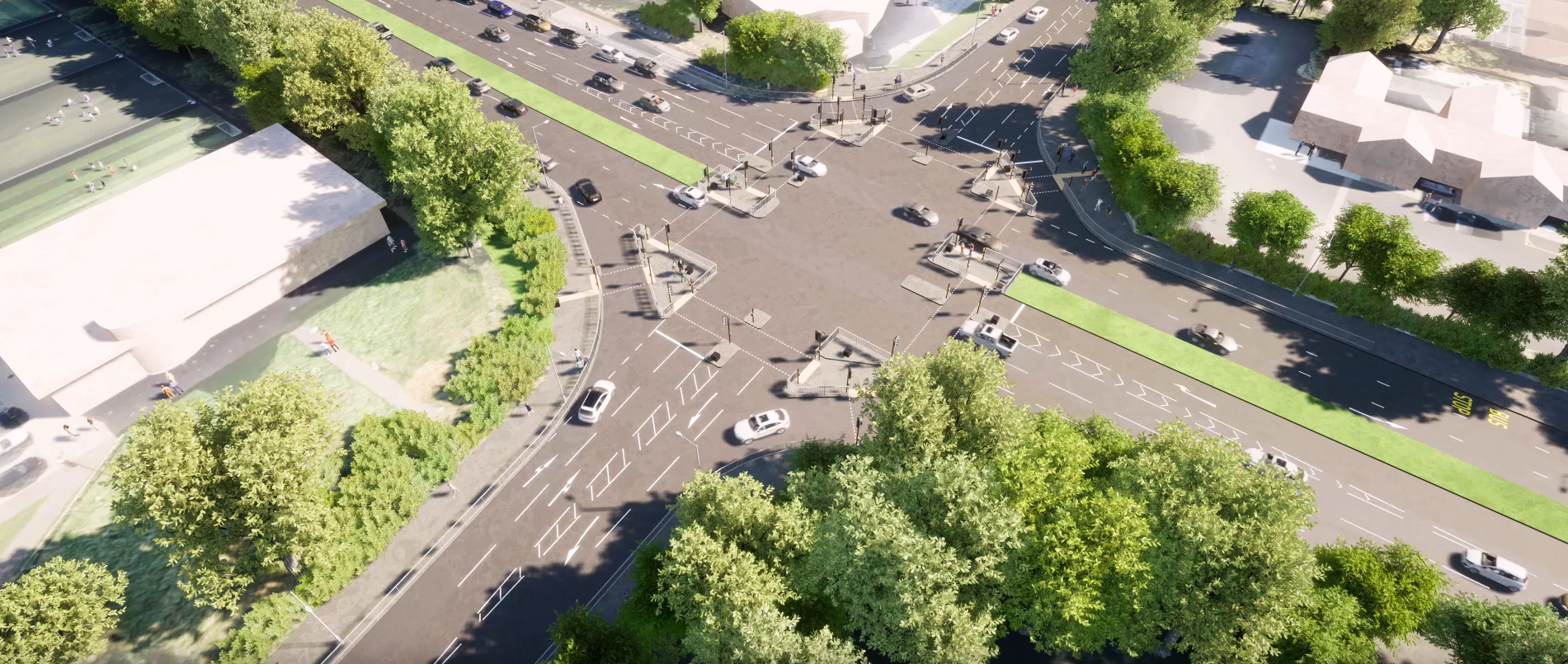 A506 Park Lane junction completed