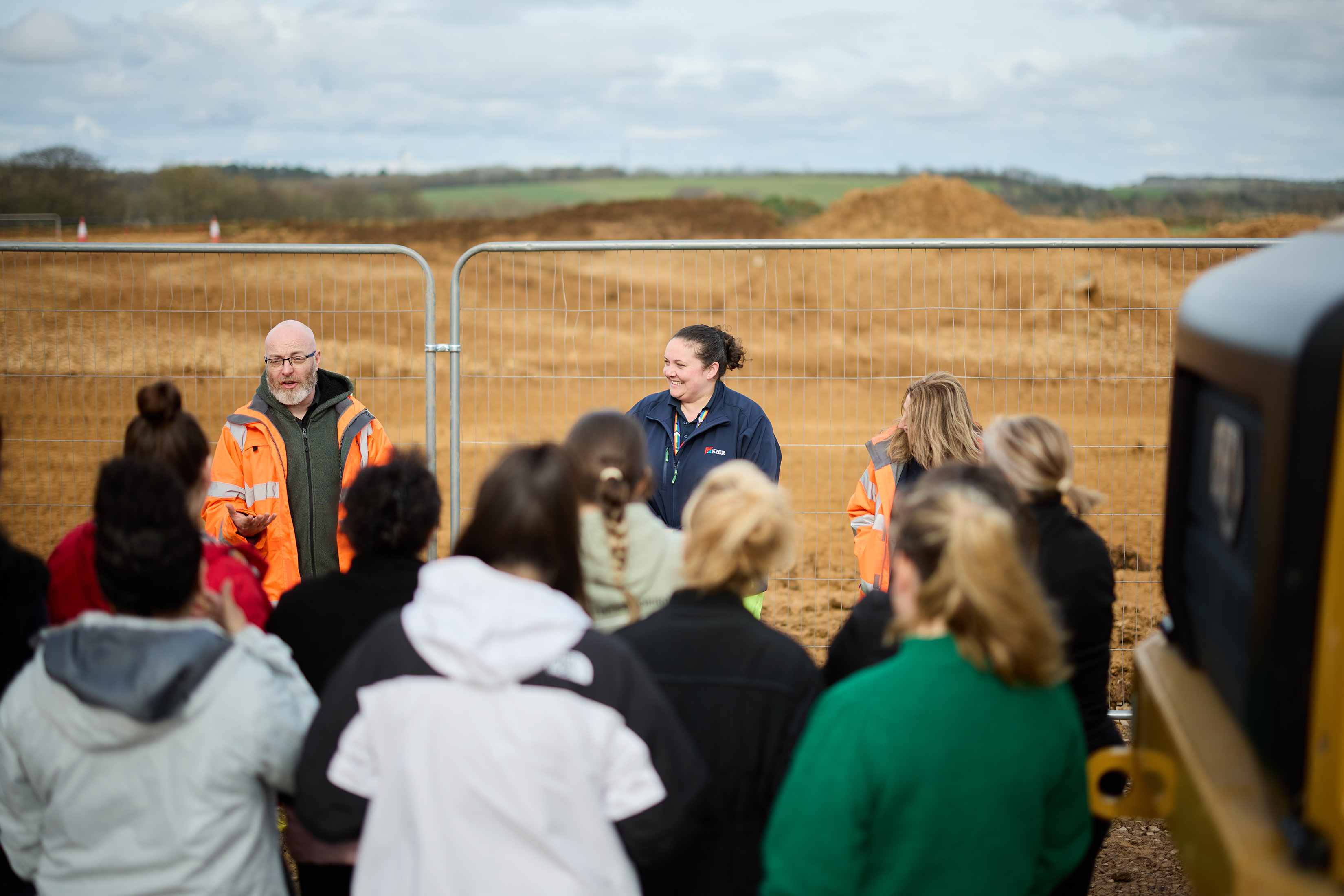 Visitors at A417 missing link site