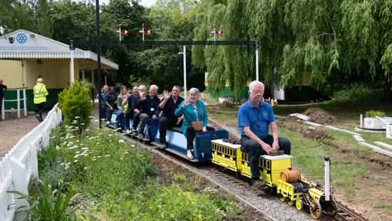Miniature Railway back on track thanks to volunteers from National Highways and its supply chain