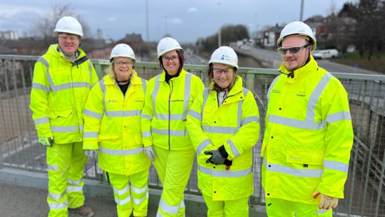 Motorway project leaders driving future female engineers forward