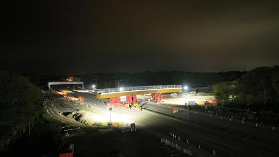 M25 Junction 10 improvement project takes huge strides forward