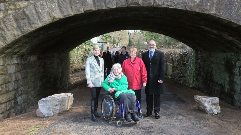 Shepton Mallet bridge forms new section of Somerset Strawberry Line