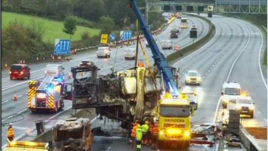 Traffic Bulletin: Major closures on the M25 affecting the northbound Dartford crossing and the clockwise M25 near the Surrey/Kent border set to remain in place today