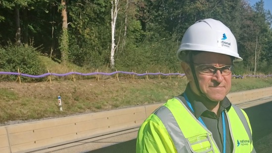Improvement works on the M27 step up a gear at the halfway mark.