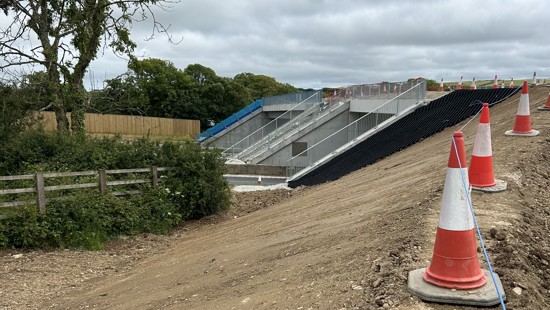 Spades in the soil as National Highways paves the way for Cornwall’s green bridge