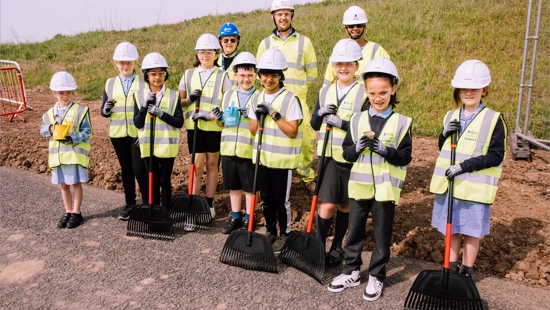 Flower power! Youngsters help National Highways brighten up new A-road to celebrate end of centenary