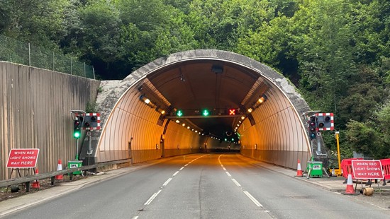 Drivers advised to plan A38 journeys ahead of Saltash Tunnel tidal flow switch-off