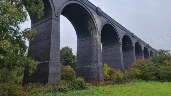 Restoration of landmark of Yorkshire railway history reaches great heights