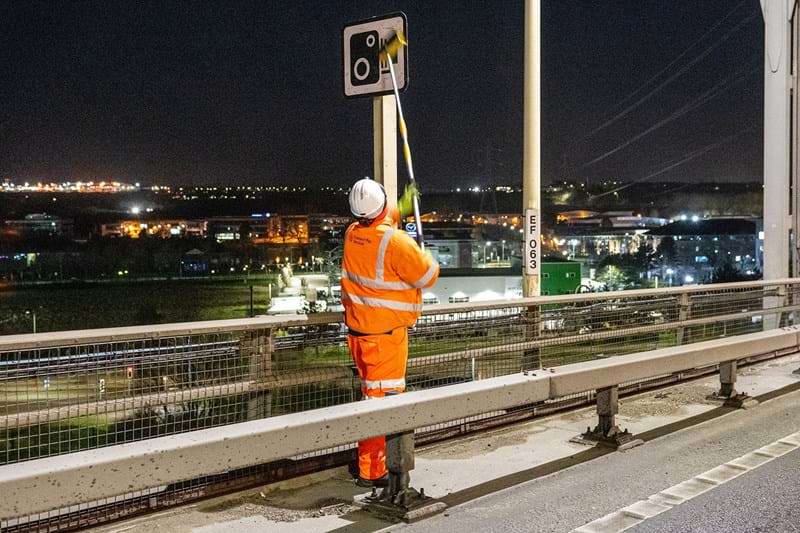 Our maintenance work on the QEII bridge