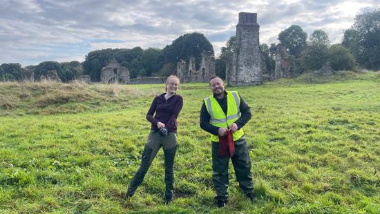 Traffic officers help uncover a piece of history at 800-year-old priory