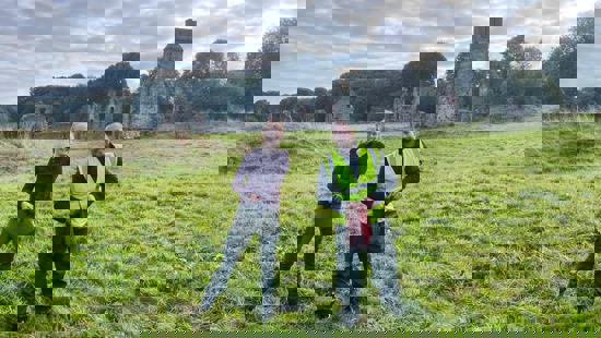 Traffic officers help uncover a piece of history at 800-year-old priory